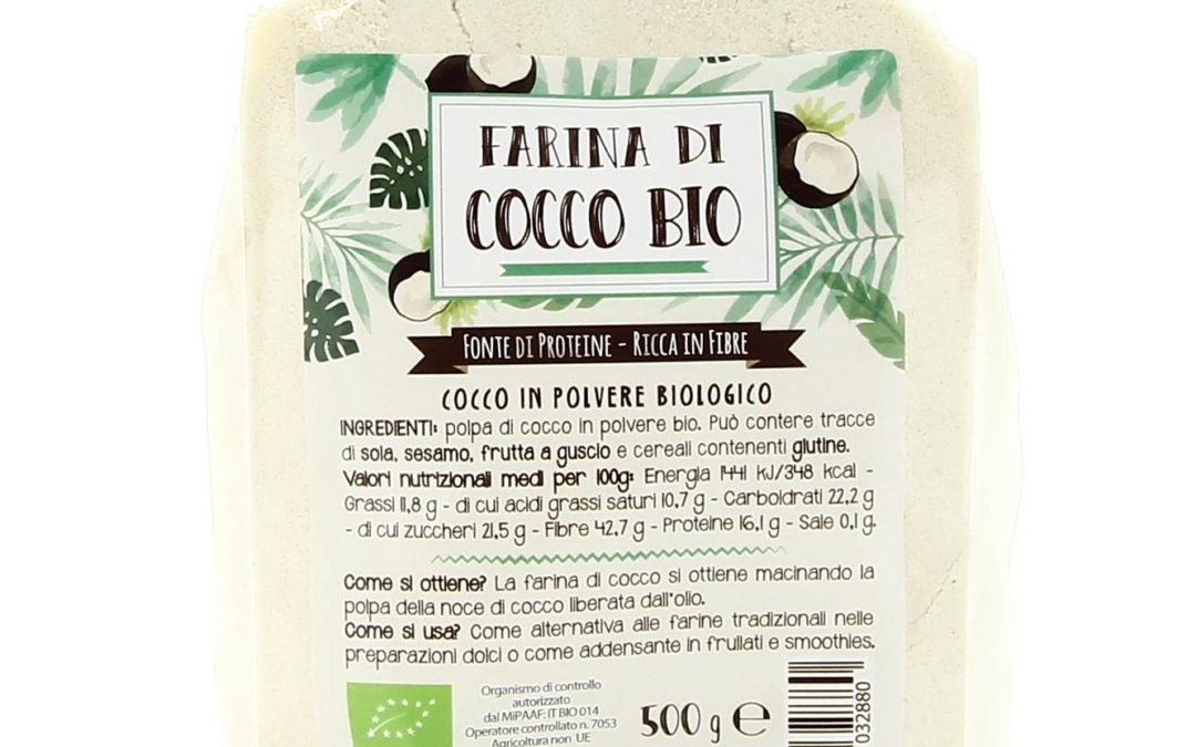 Richiamo per rischio fisico FIOR DI LOTO – COCCO IN POLVERE BIOLOGICO