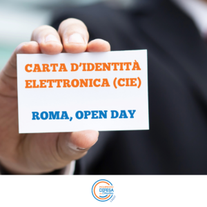 Open Day a Roma per la Carta d’Identità Elettronica (CIE)